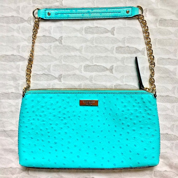Kate Spade Light Blue Spotted Bag - Picture 9 of 10